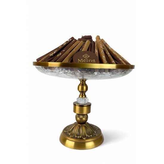 صينية ذهبي فاخر مكشوف