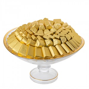 صينية شوكلت بلجيكي كرستال فاخر